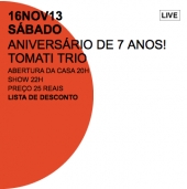 Tomati Trio no Jazz nos Fundos!